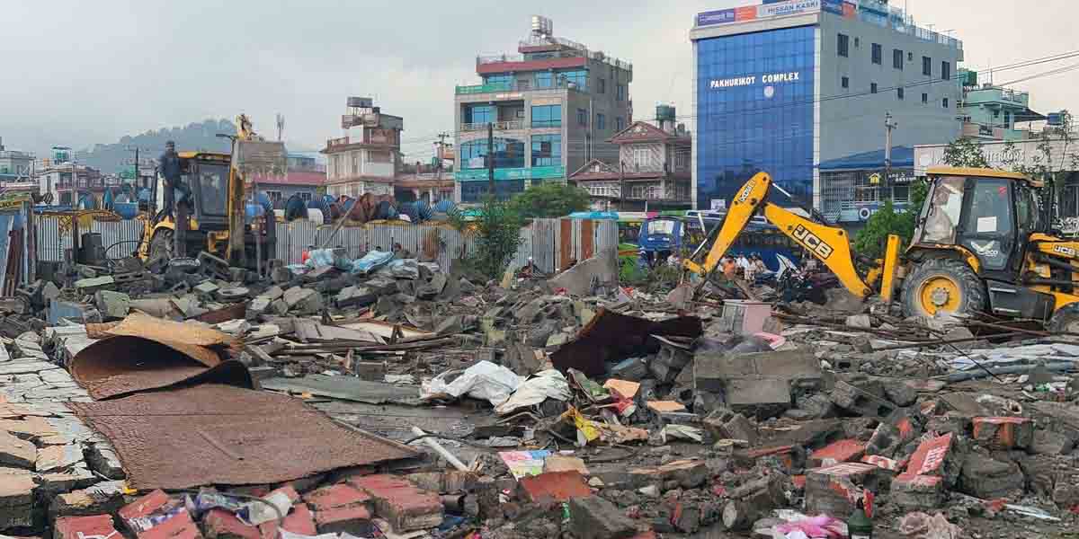 पृथ्वी राजमार्ग किनारका टहरा हटेपछि फेरियो अमरसिंह क्षेत्रको स्वरूप