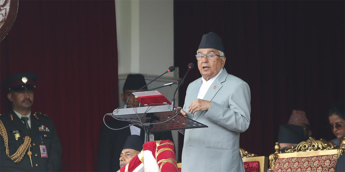 राष्ट्रपति पौडेलले गरे गणतन्त्र दिवसमा विशेष सम्बोधन