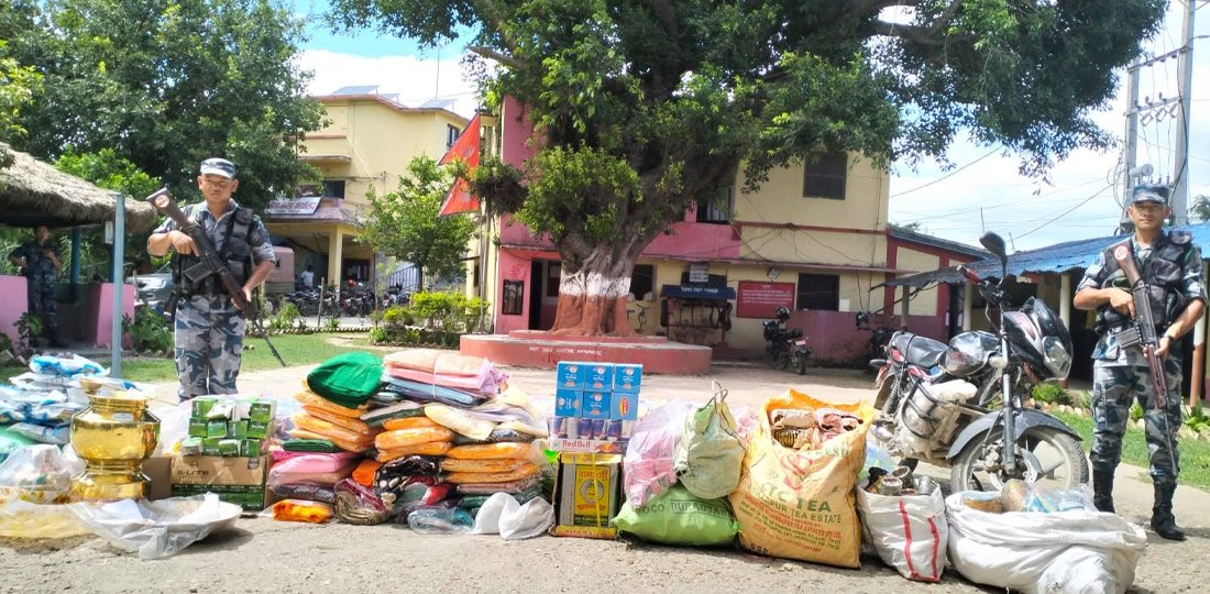 सिरहाबाट ३४ लाखको भन्सार छलिका सामान बरामद