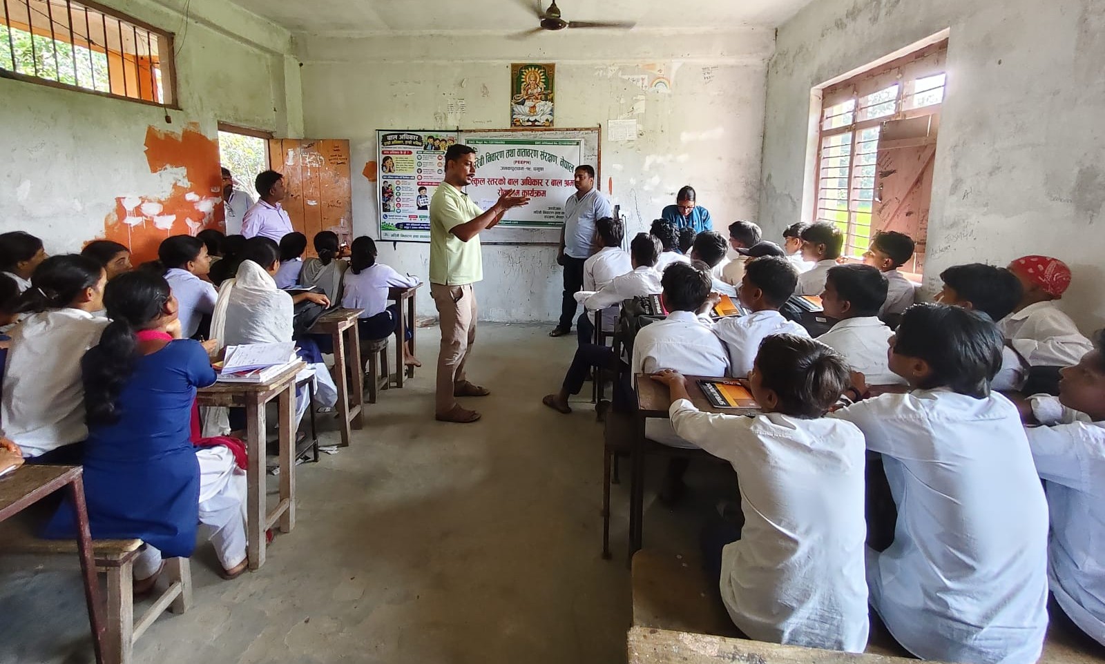 जनकपुरधामका दुई विद्यालयमा बाल अधिकार र बालश्रम रोकथामबारे सचेतना