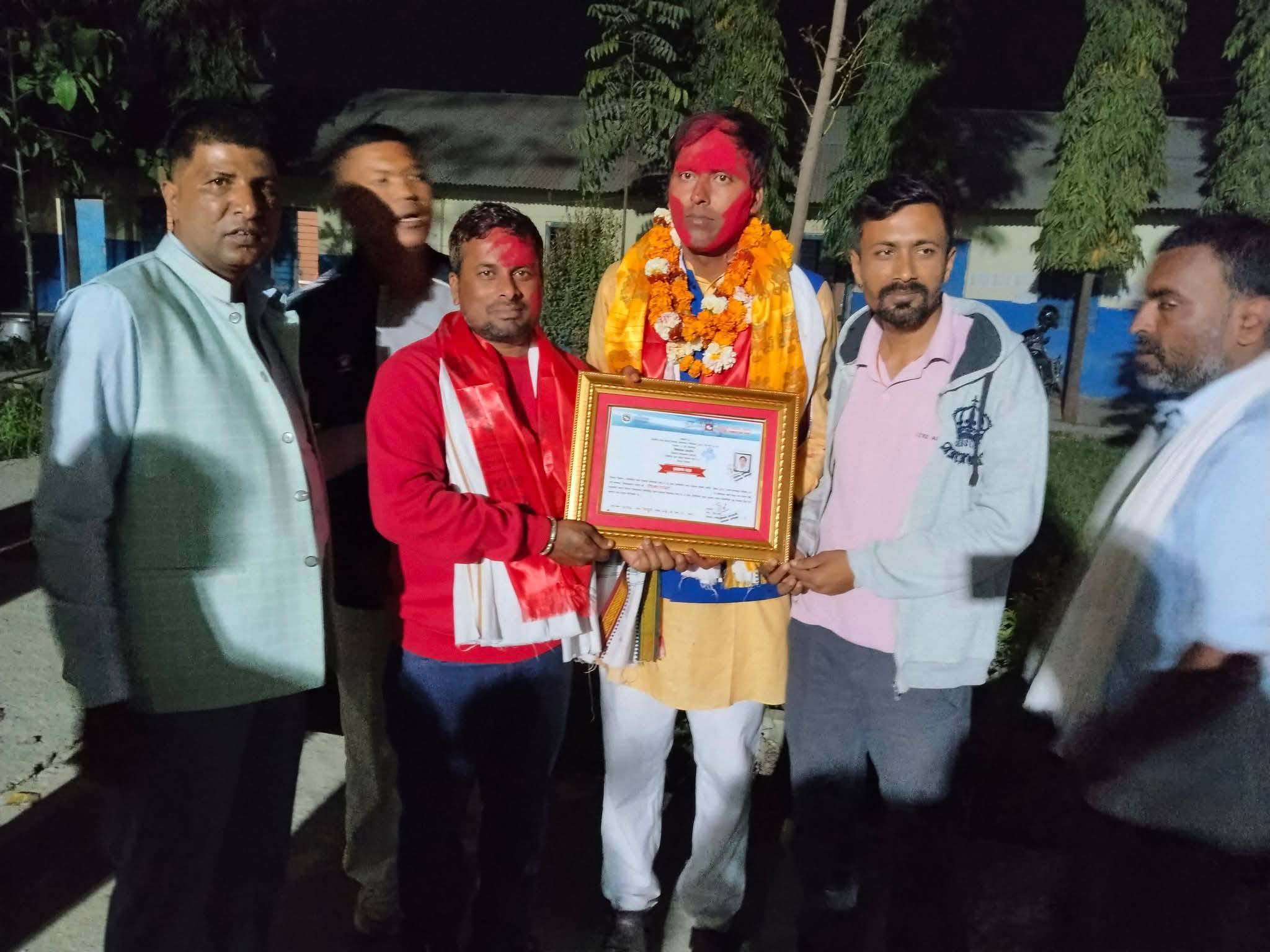 सिरहा–४ मा रास्वपाका तपेश्वर यादव निर्वाचित