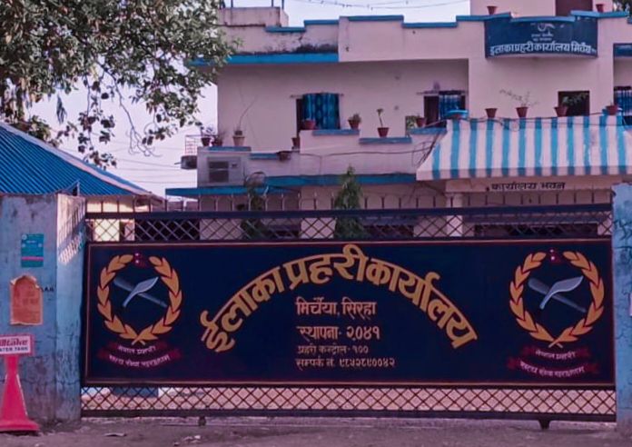 इलाका प्रहरी कार्यालय मिर्चैयाको हिरासतबाटै एक थुनुवा फरार