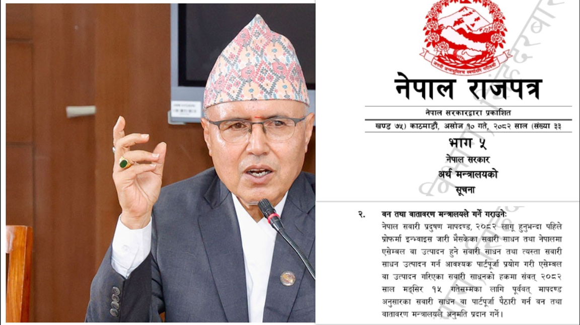 अर्थमन्त्री खनालको अर्को विवादास्पद् निर्णय : मापदण्डविपरीत युरो ३ गाडी आयात अनुमति