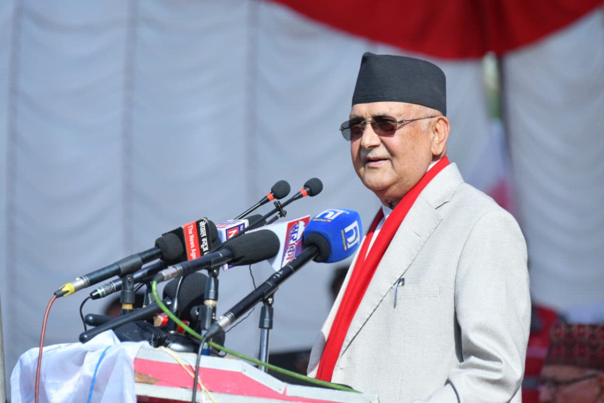 झापामा ओलीले भने– ‘जात र कुप्रथाभन्दा माथि उठेर राष्ट्र निर्माणमा लागौँ’